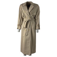 BURBERRY Waterloo Trench Coat S Beige Circa 1990