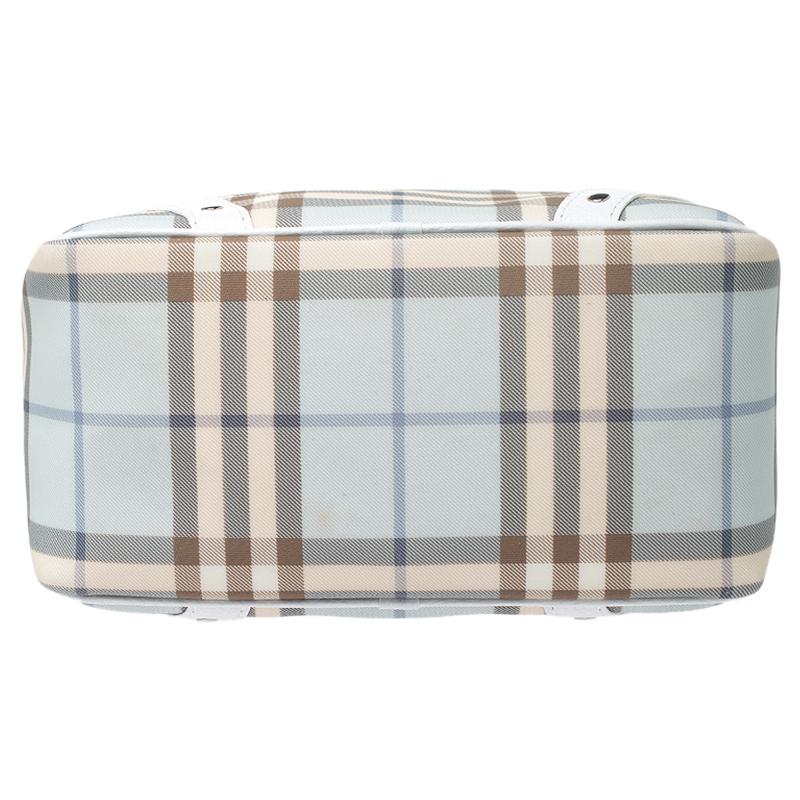 blue burberry bag