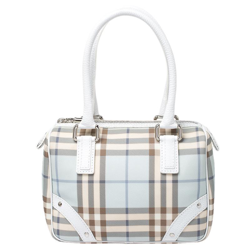 burberry blue check bag