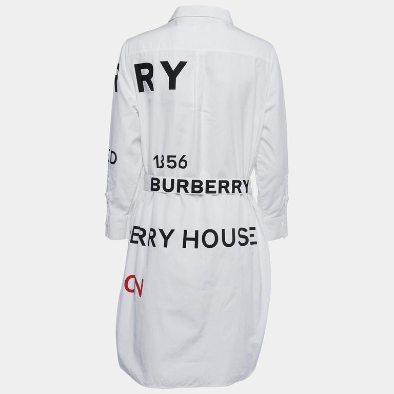 burberry white shirt dress Burberry Cotton Poplin Shirt Dress