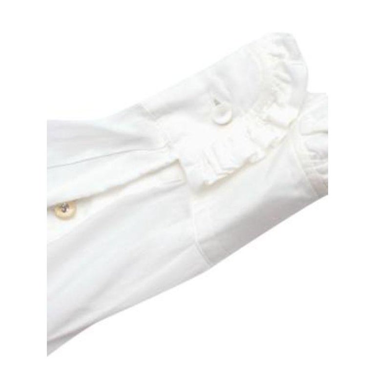 Burberry Classic Caro Patch Grey Blouse with White Collar main image 1