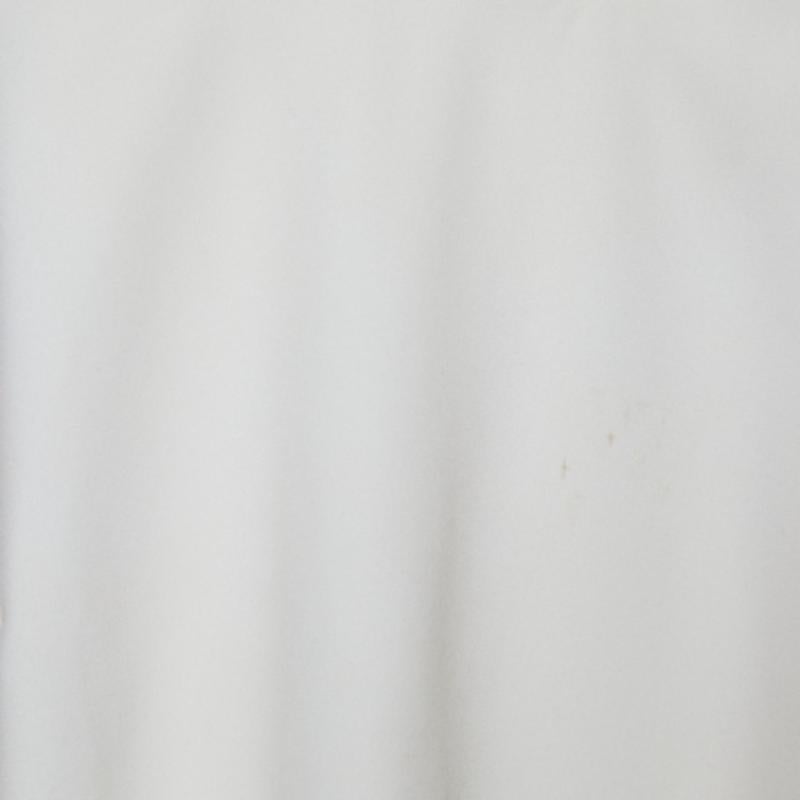 Burberry - Top a maniche corte in crepe bianco M. in vendita 2