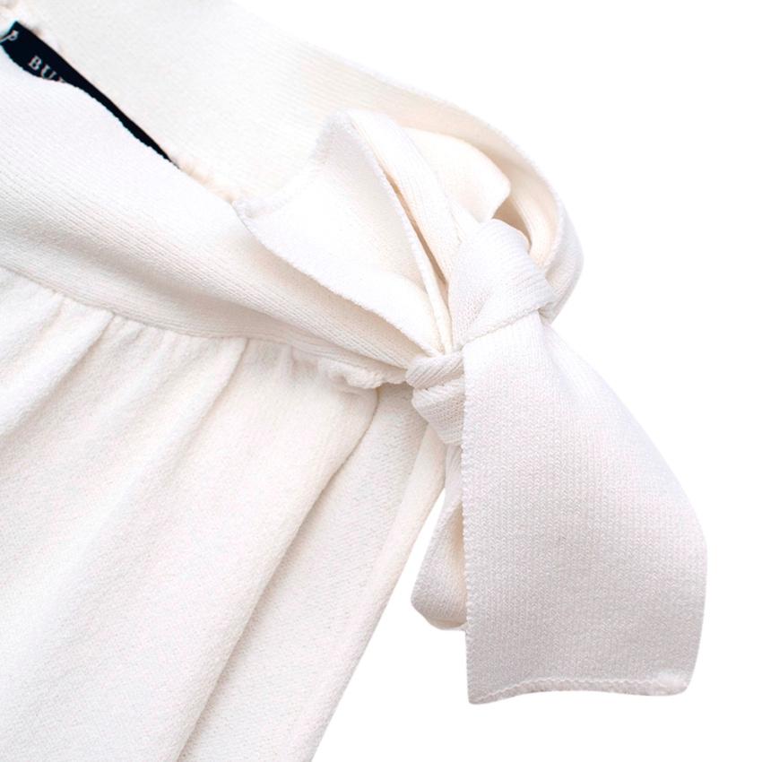 white knit sleeveless top