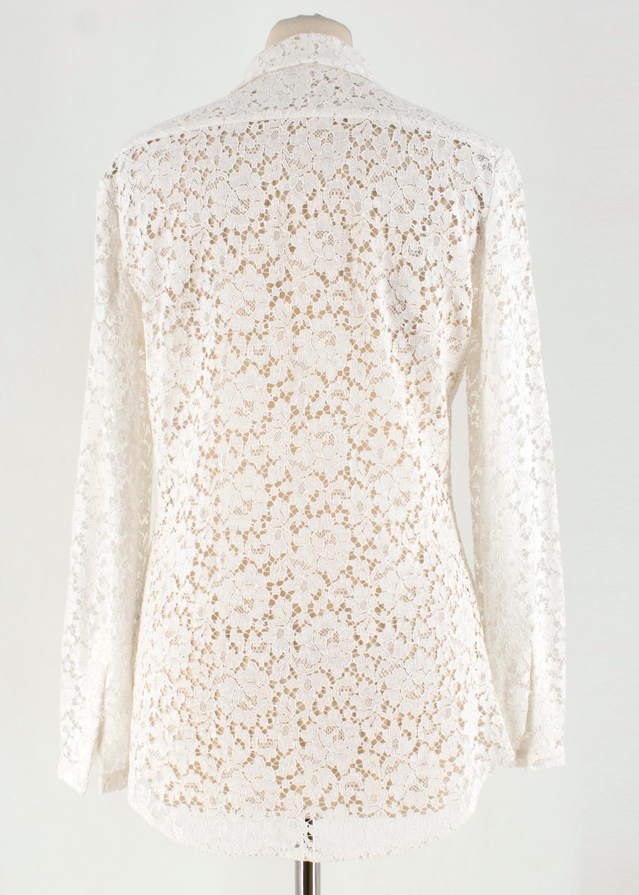 burberry lace shirt