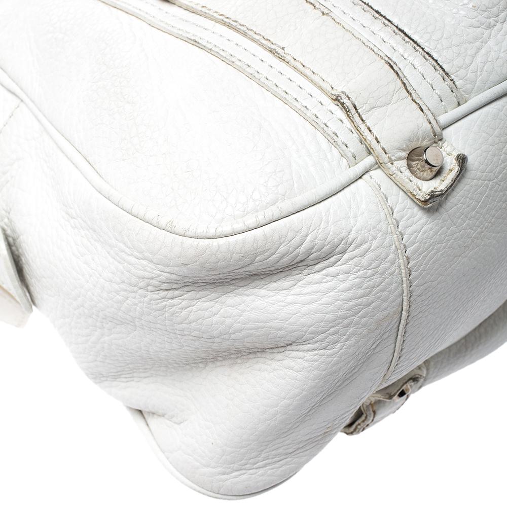 Ashbury Umhängetasche aus weißem Leder von Burberry 5