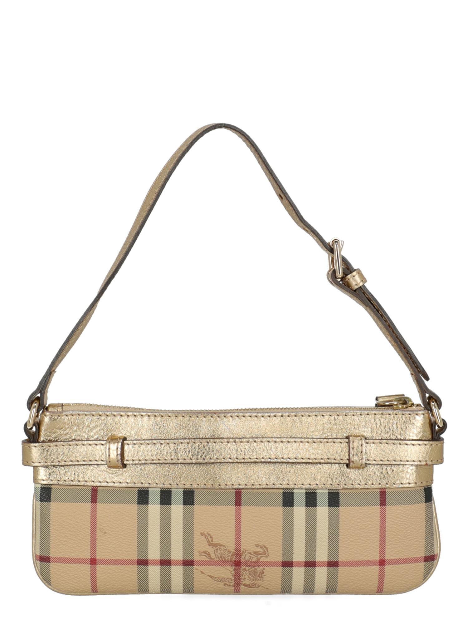 Women's Burberry  Women Shoulder bags  Beige, Black, Gold Synthetic Fibers For Sale