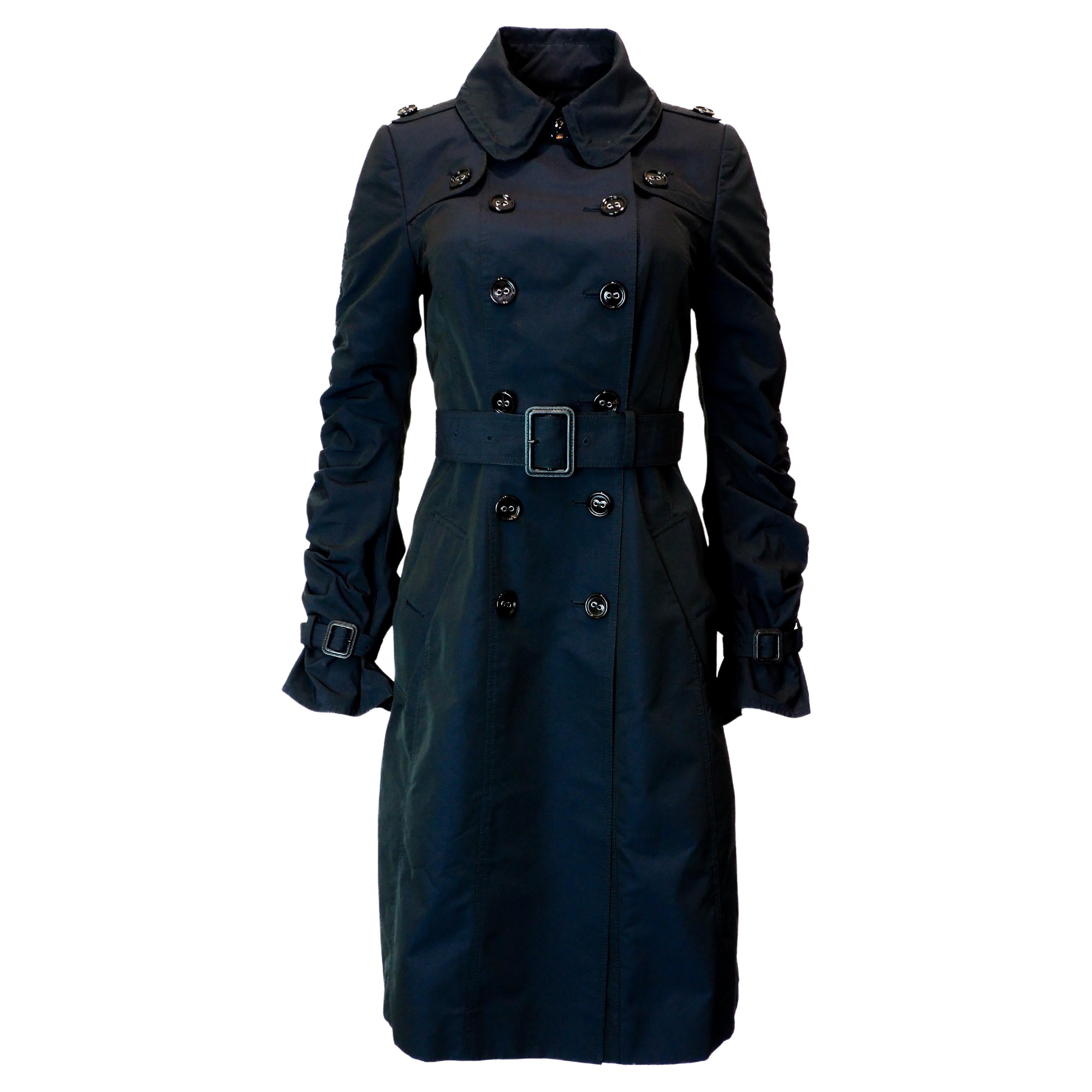 Burberry Womens - Prorsom - Trench ceinturé - Noir
