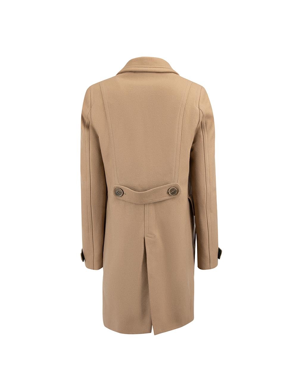 Burberry Women's Thomas Burberry Beige Oversized Pocket Coat In Good Condition In London, GB