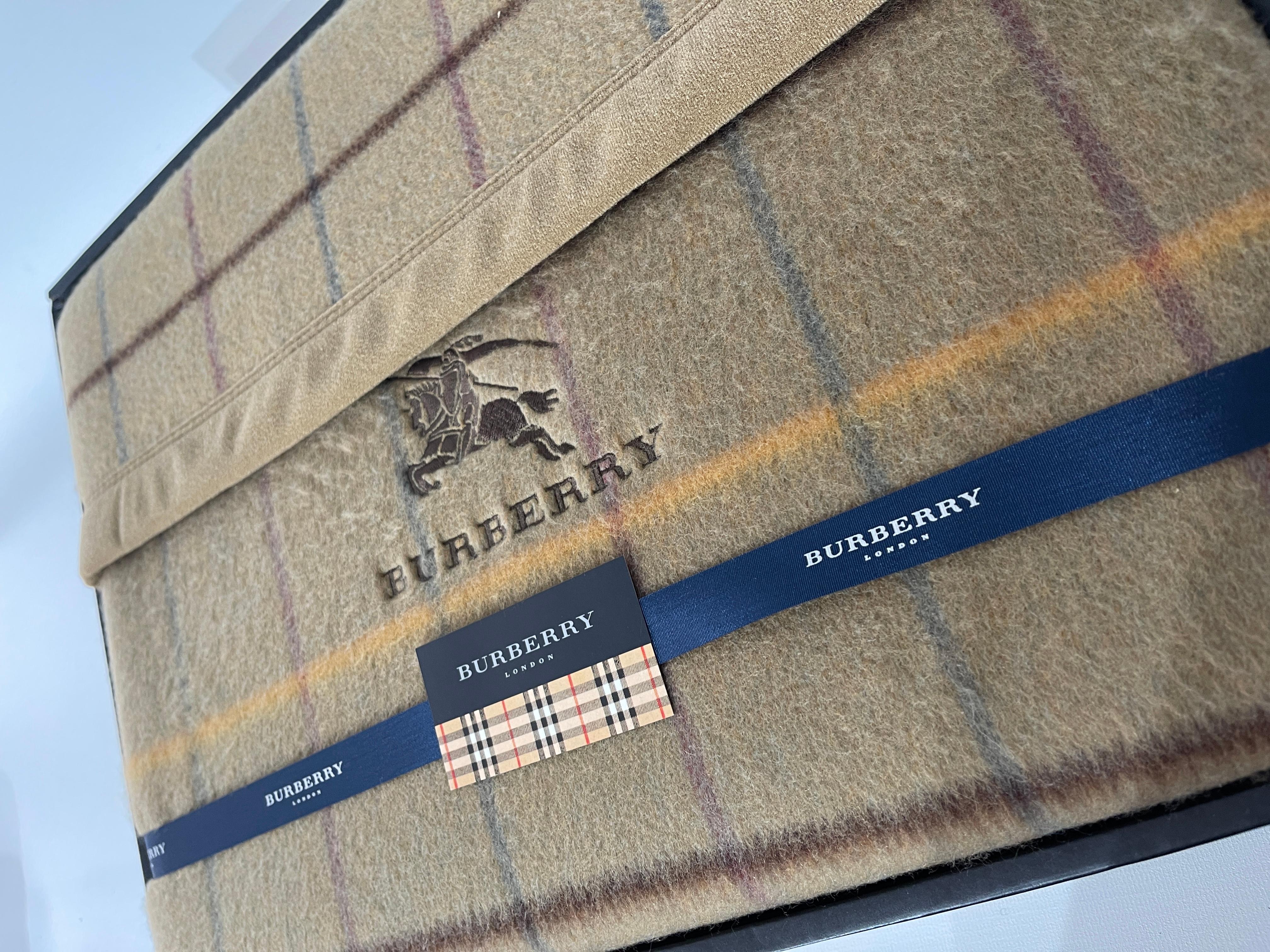 burberry throw blanket
