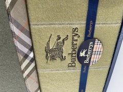 Burberry Wool Green Blanket