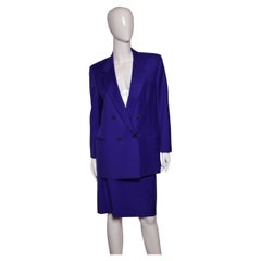 Used Burberry Wool Skirt Suit, 1990s