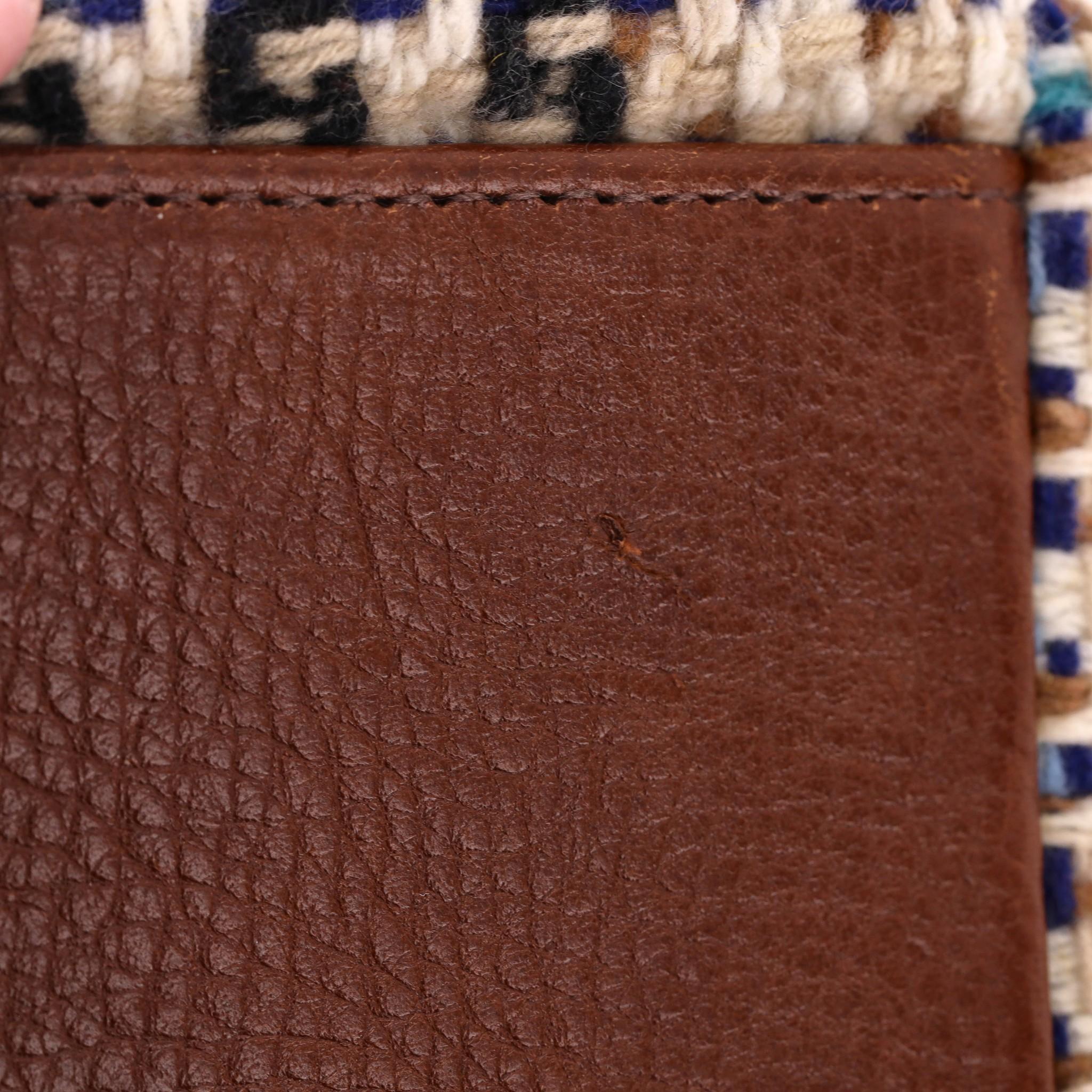 Sac à main en laine tissée Burberry en vente 5