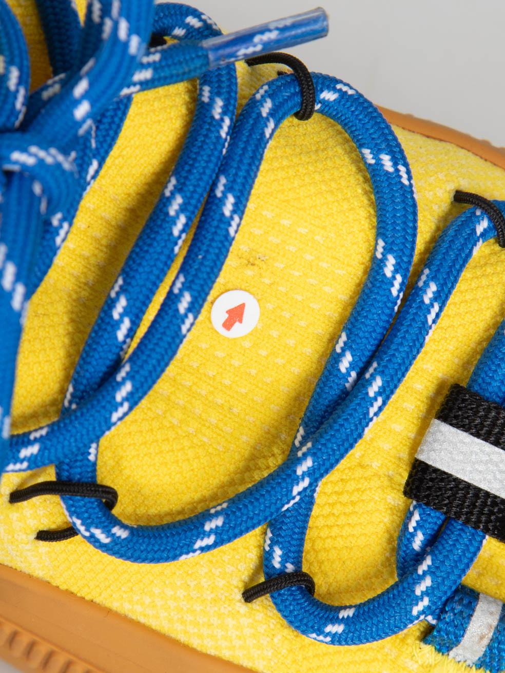 Zapatillas con cordones Burberry Amarillo Azul Talla IT 35 en venta 2