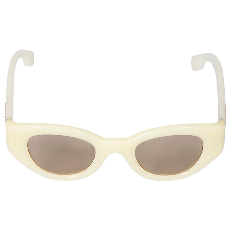 Burberry Yellow Cat Eye Meadow Sunglasses For Sale
