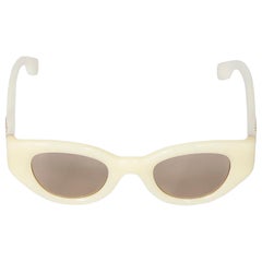 Burberry Yellow Cat Eye Meadow Sunglasses