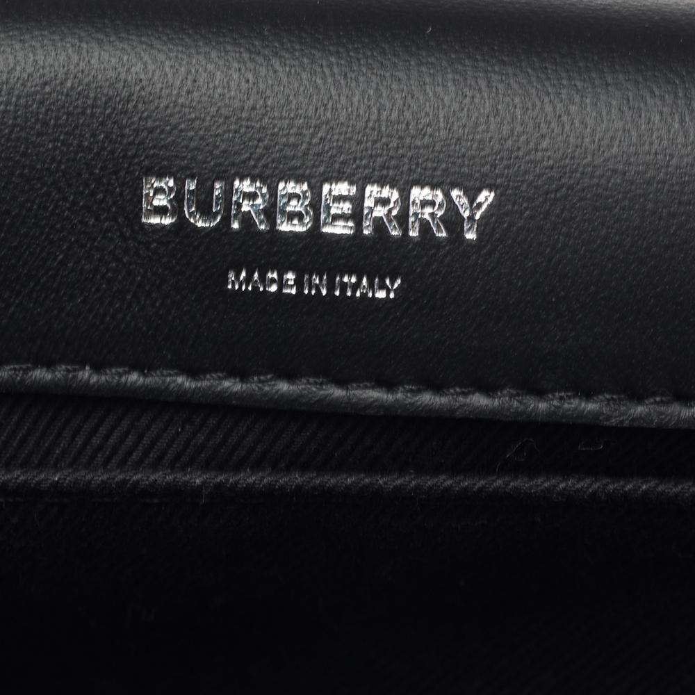 Women's Burberry Zebra Print Velvet and Leather Lola Crossbody Bag