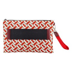 Burberry Zip Pouch TB Monogram Nylon