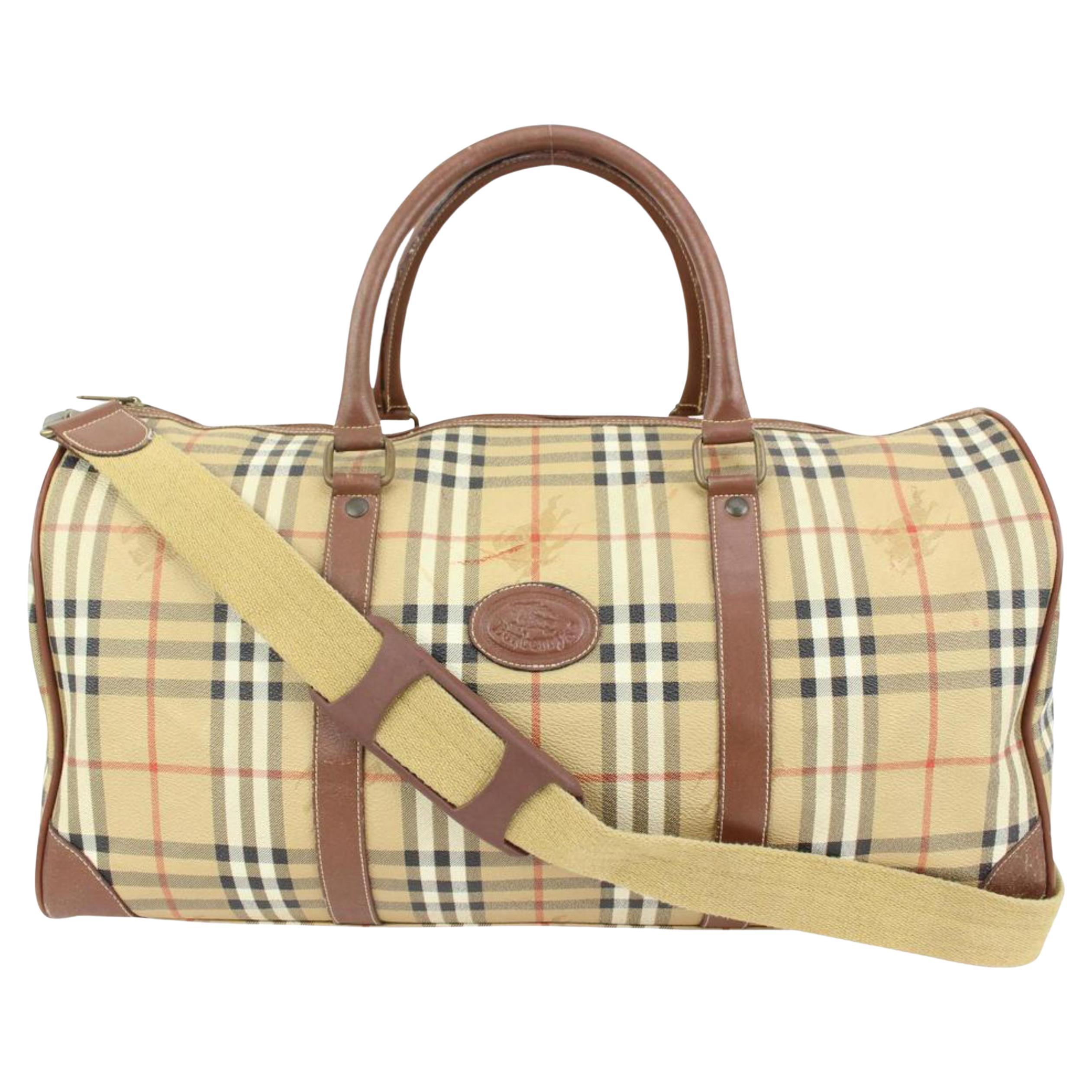 Burberry Nova Check Limited Edition Boston Bag RARE VINTAGE