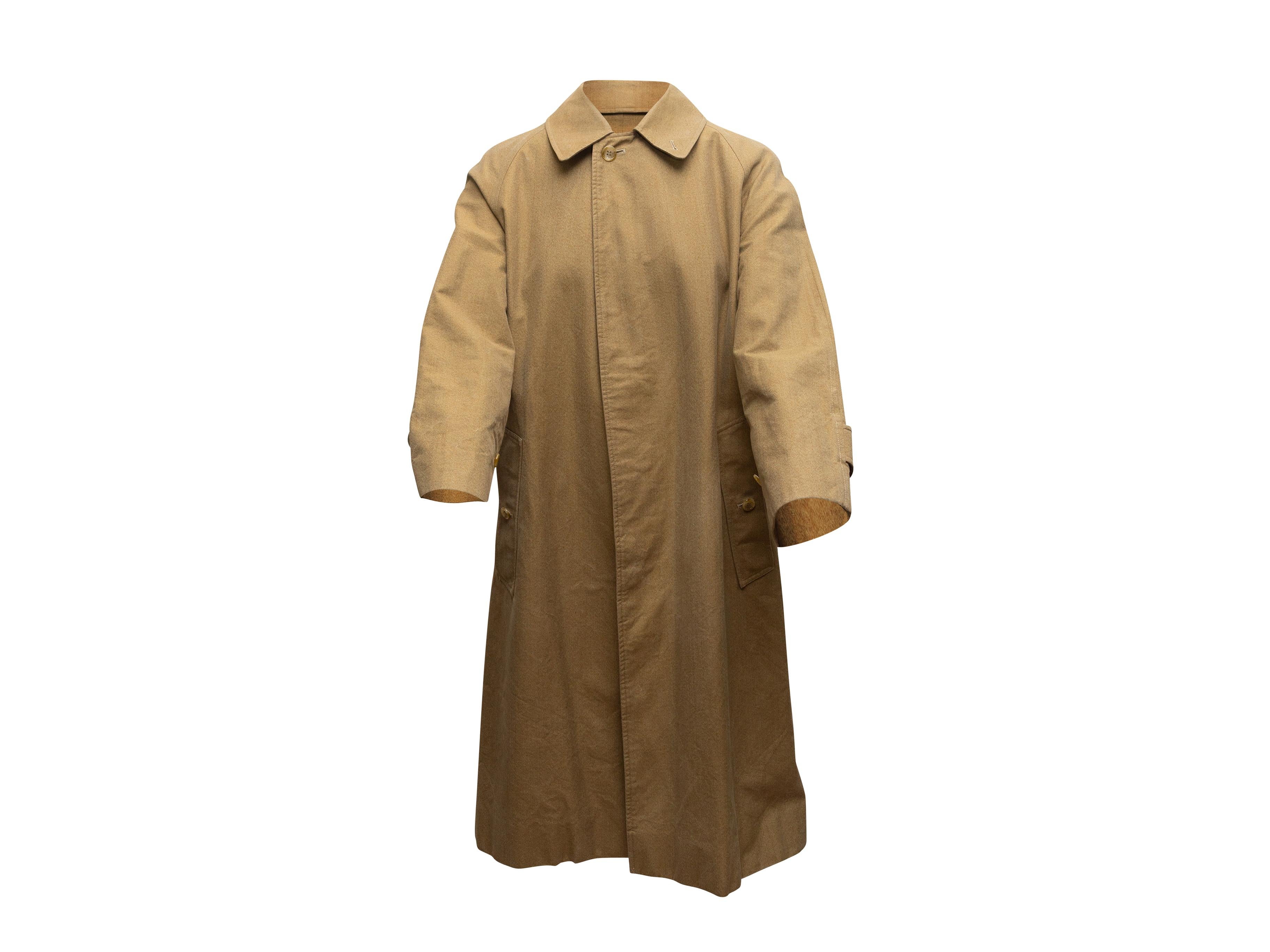 check lined trench coat