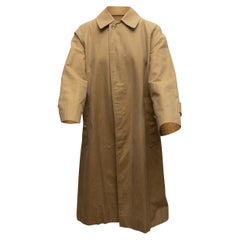 Burberrys Khaki Nova Check-Lined Trench Coat