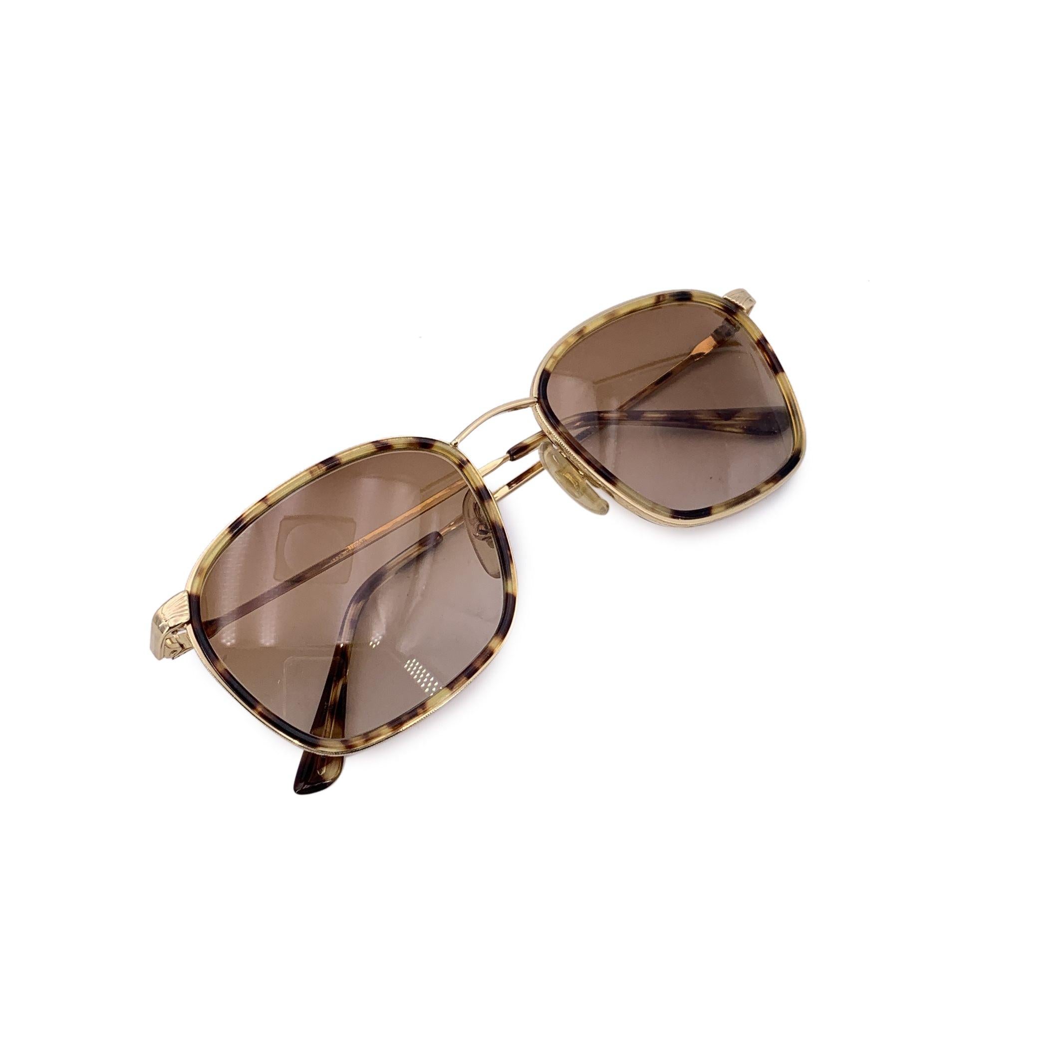 Burberrys of London Vintage Rectangle Havana Sunglasses Mod. B47 For Sale 2