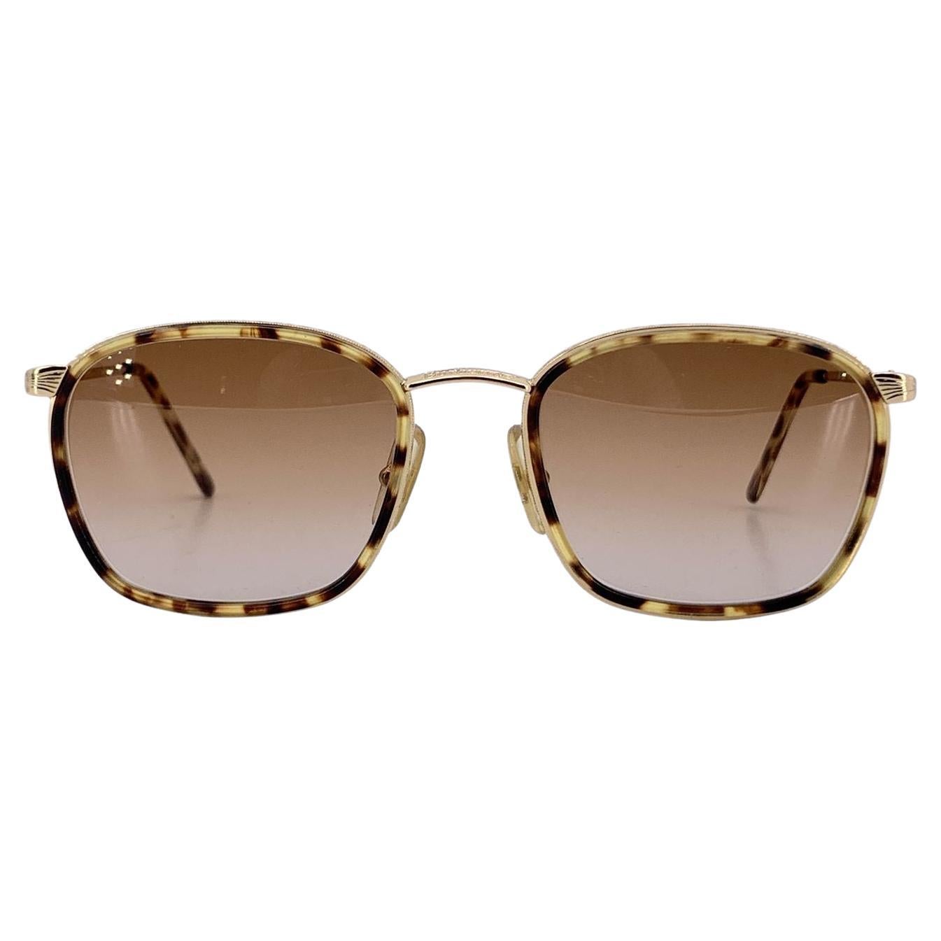 Burberrys of London Vintage Rectangle Havana Sunglasses Mod. B47 For Sale