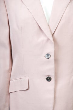 Burberry's Pink Silk Blazer