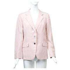 Burberry's Pink Silk Blazer