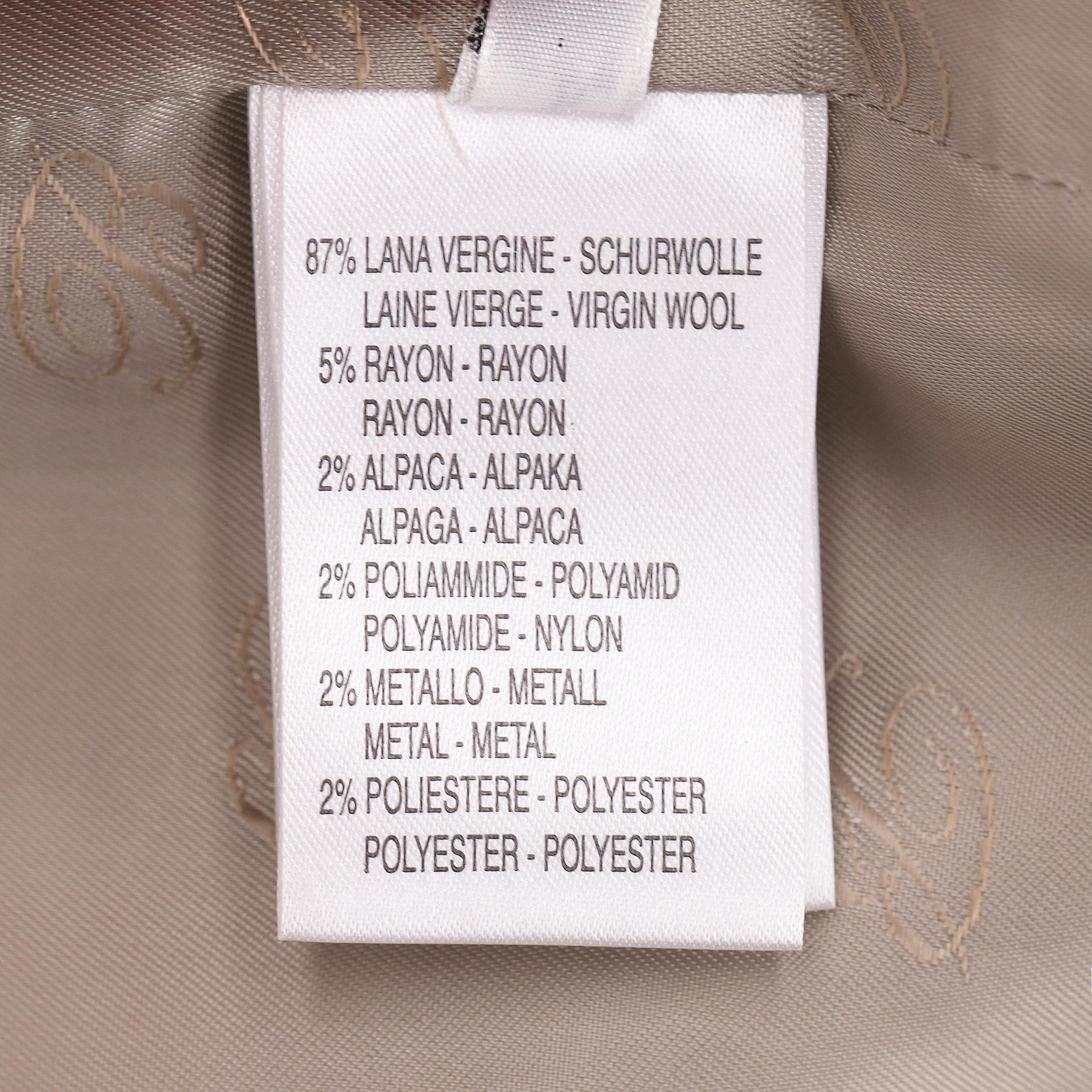 Burberrys Cappotto vintage in lana vergine e misto alpaca in vendita 5