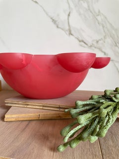 Ciotola Burbuja in resina marmorizzata pompelmo di Paola Valle