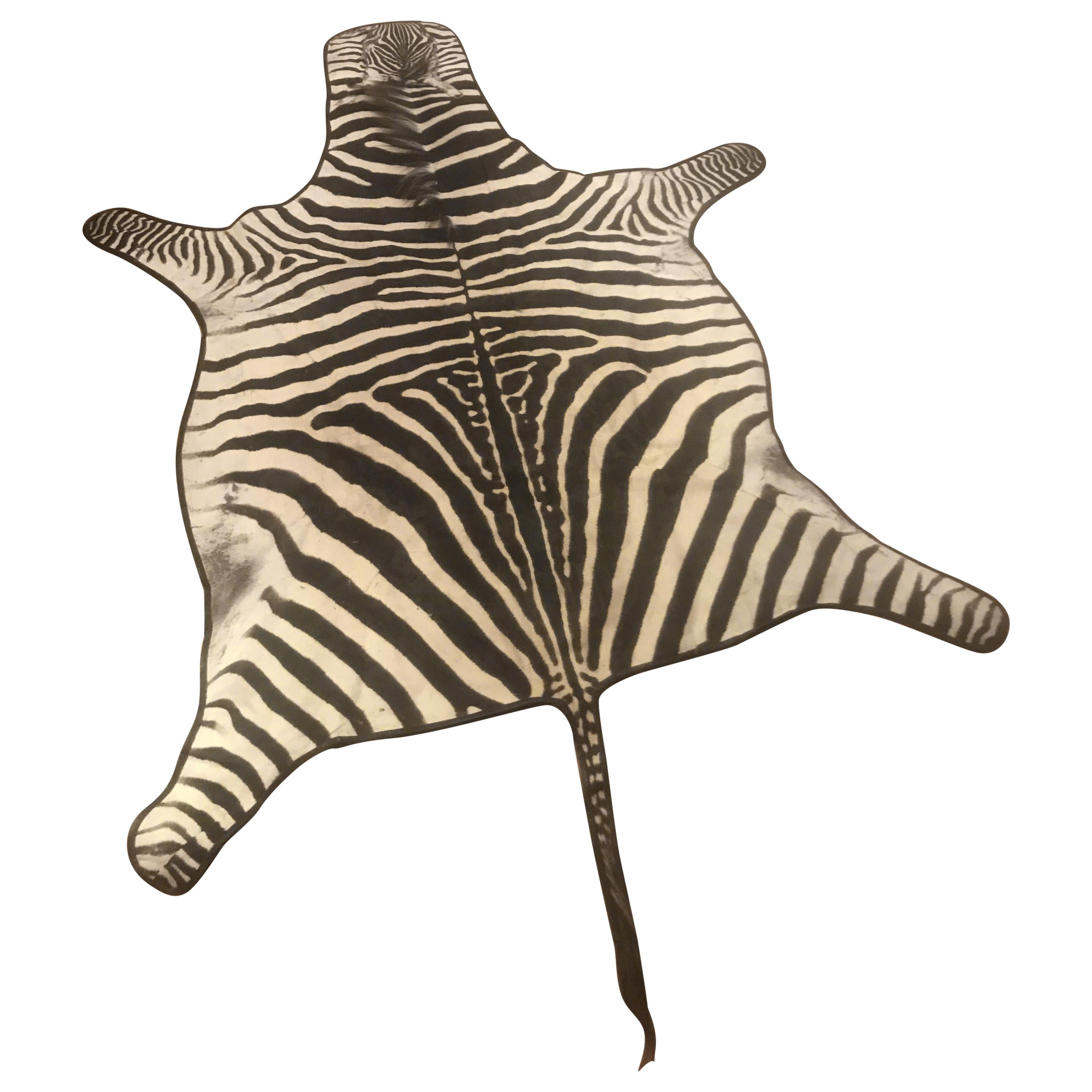 Burchell African Zebra Rug