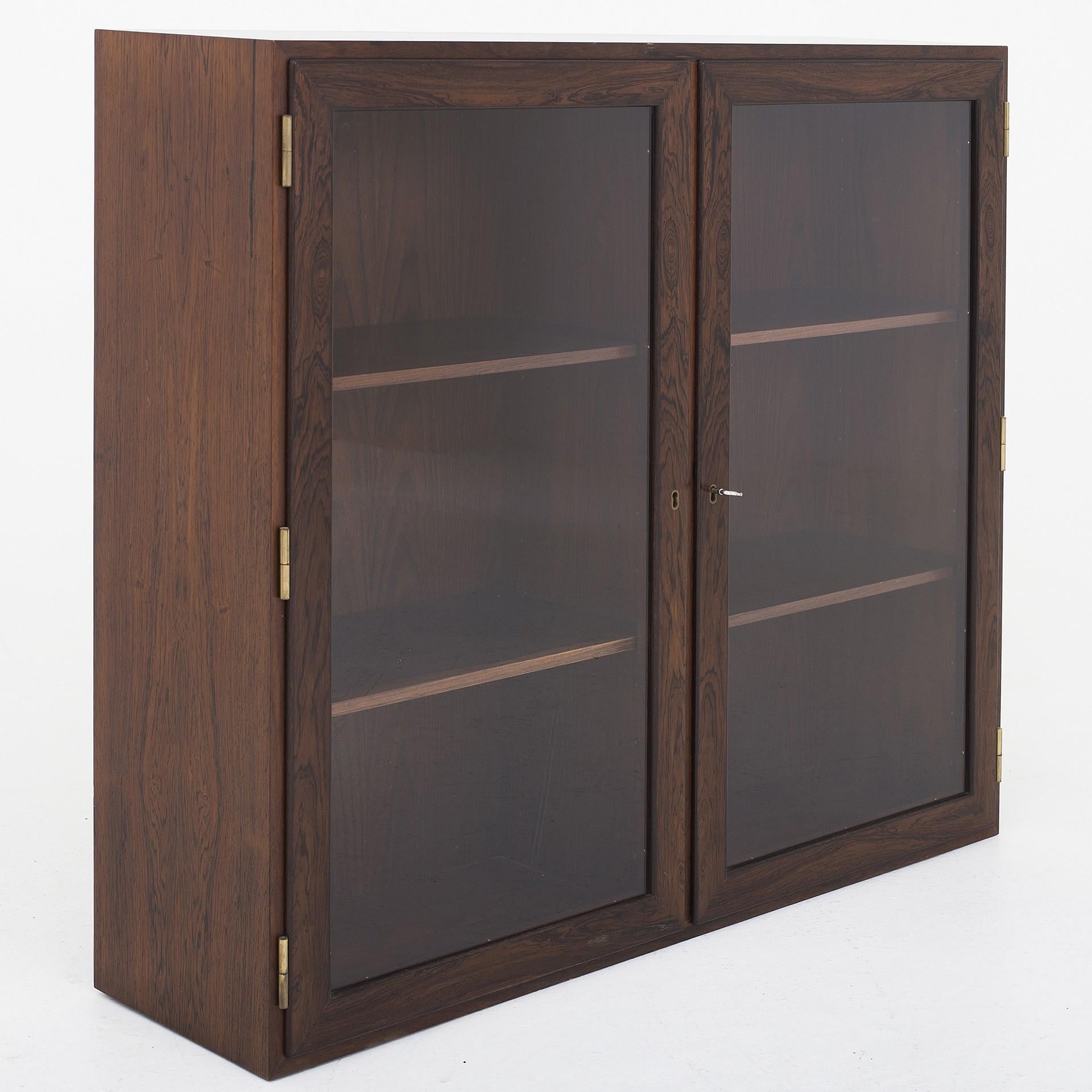 Scandinavian Modern Bureau and Display Cabinet by Kaj Winding