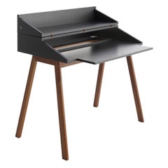 Bureau Black Writing Desk by Esa Vesmanen