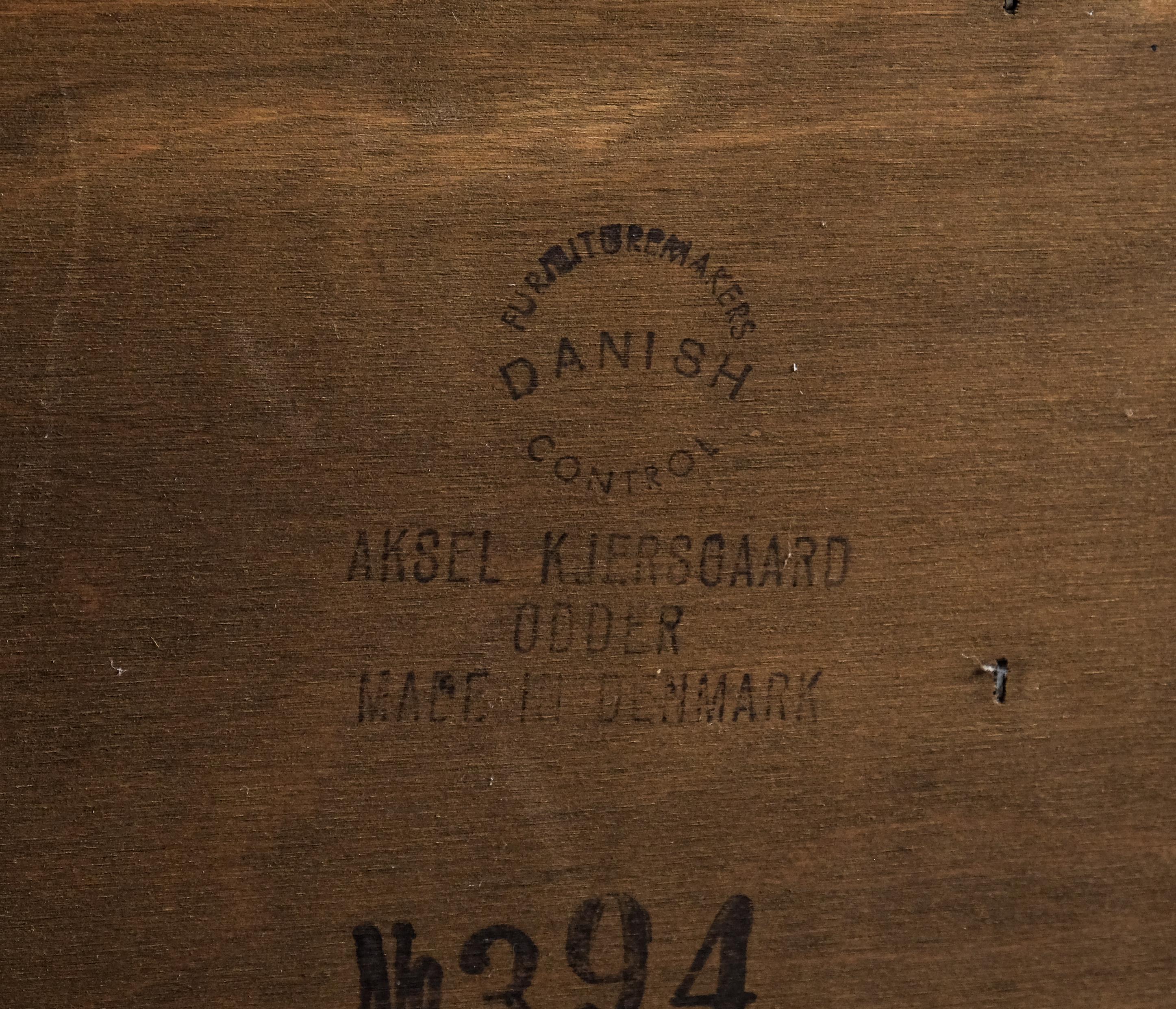 Noyer Bureau par Kai Kristiansen pour Aksel Kjersgaard, Danemark, années 1960 en vente