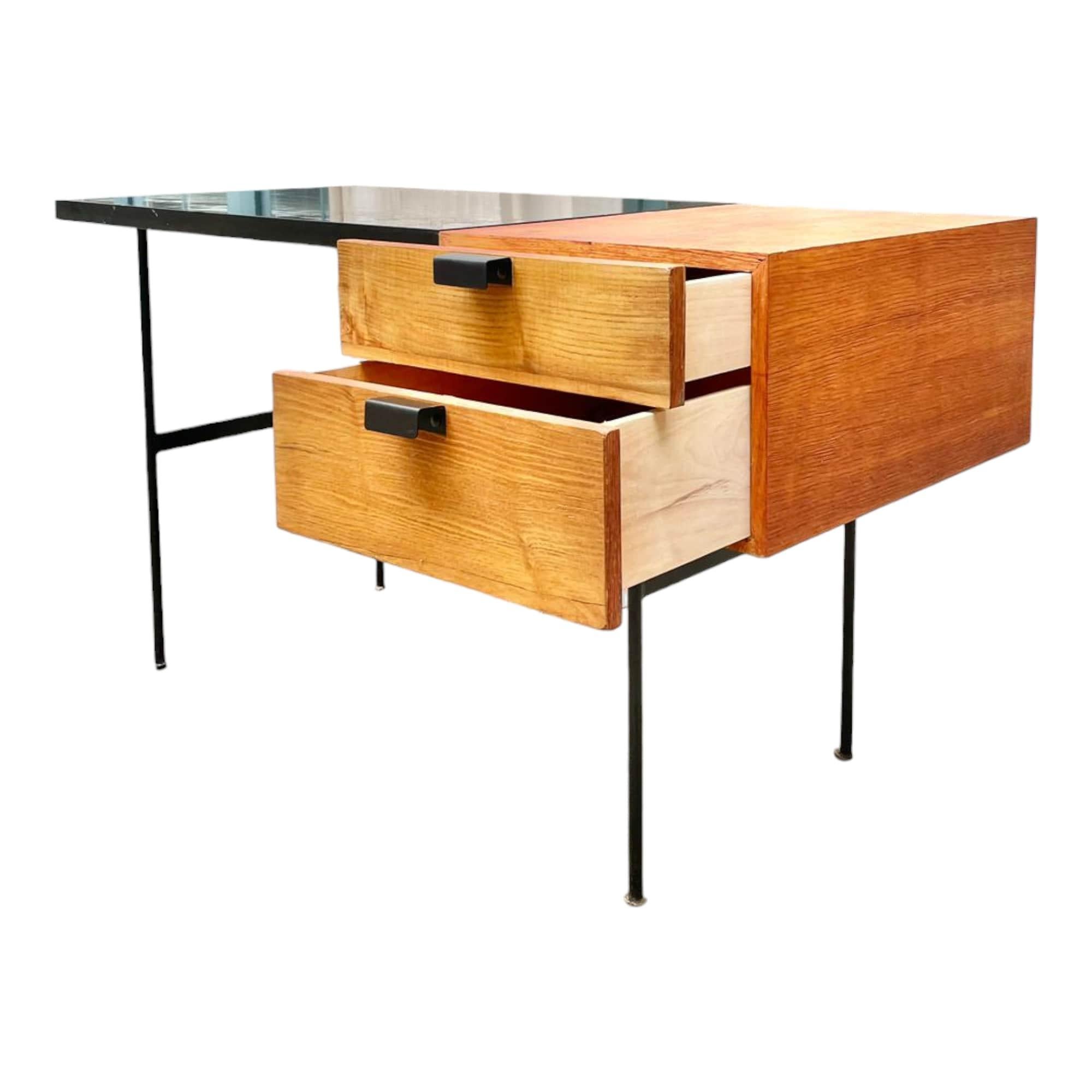 Mid-20th Century French 20th Century by Pierre Paulin for Thonet CM141 Desk  For Sale