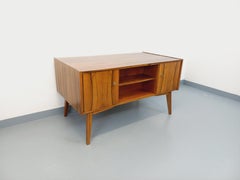 Bureau de direction double-face style scandinave vintage en palissandre