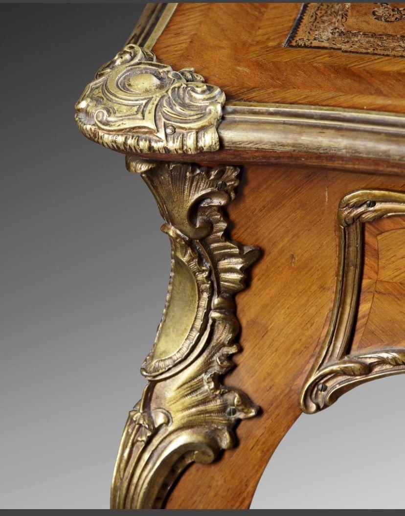 European Louis XV style desk, Late 19th Century