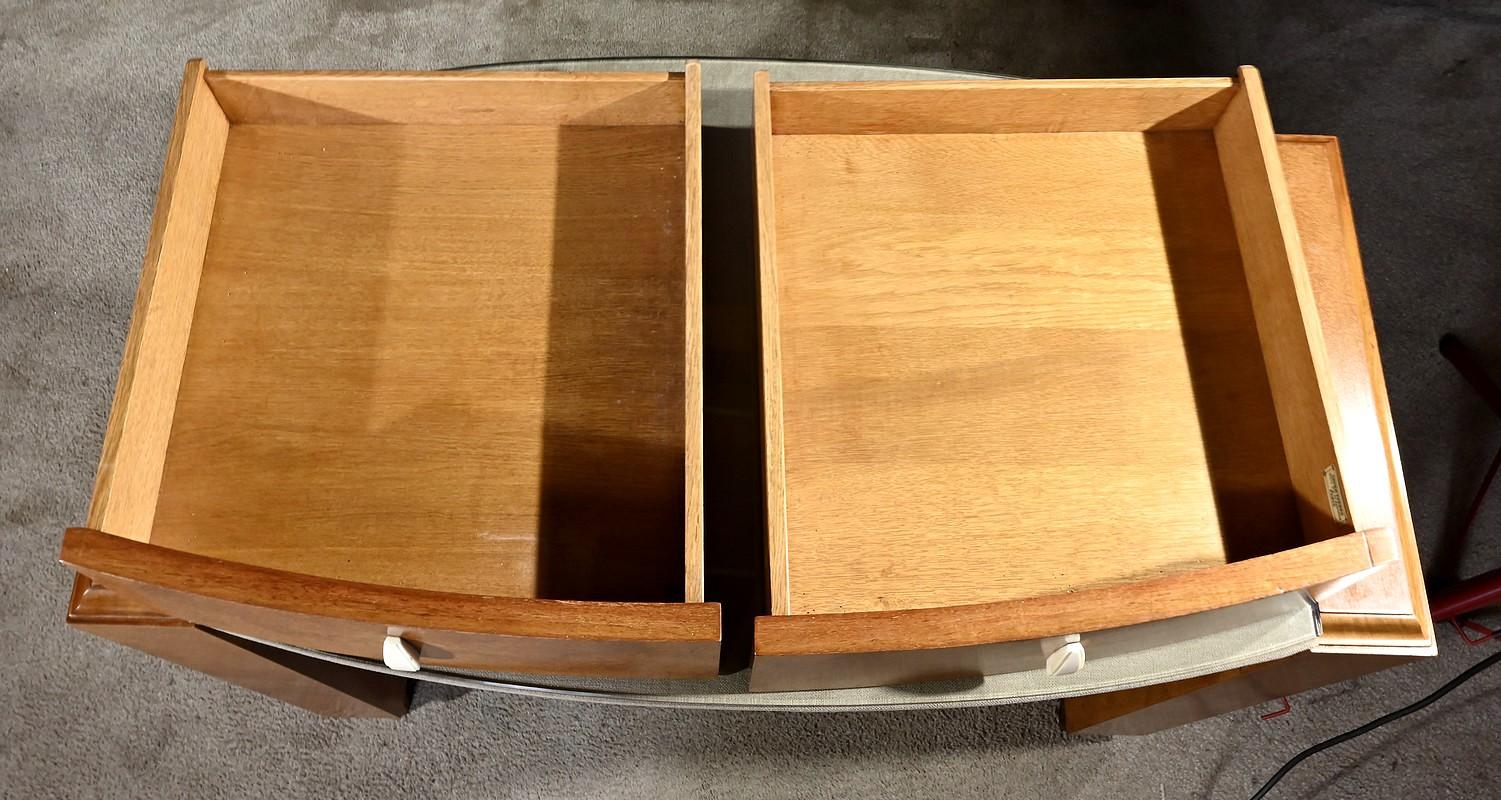 Escritorio de madera de Amboyna, Speich Frères Fbg. San Antonio - 1930 en venta 7