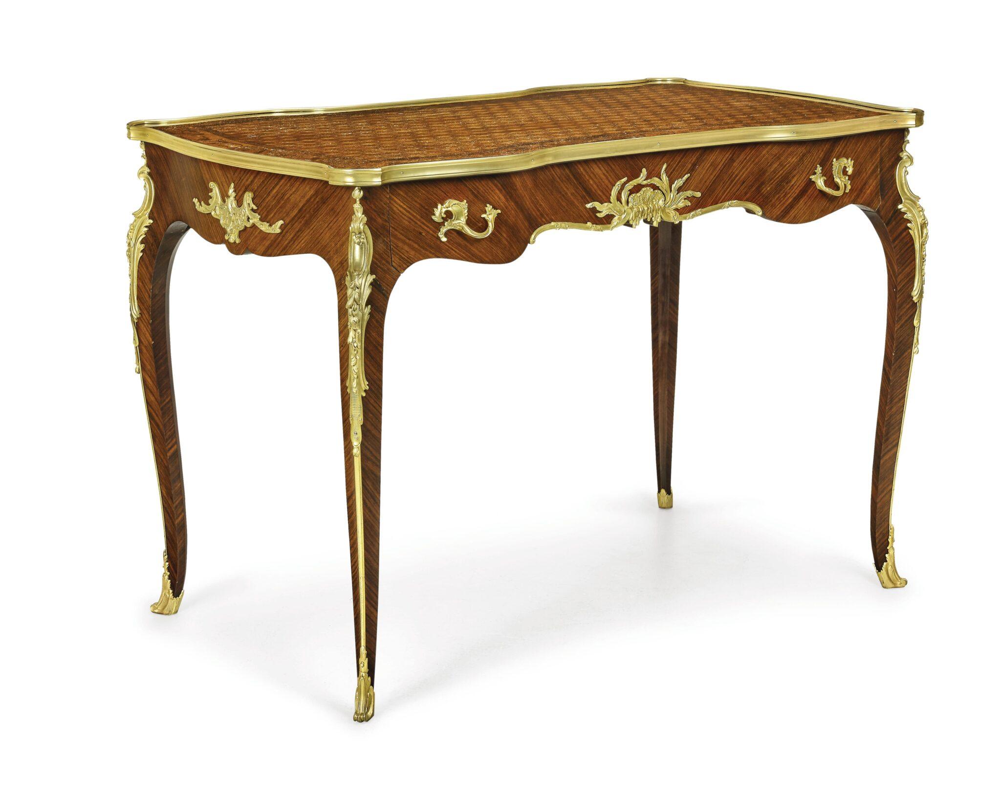 Luigi XV Bureau Plat di Francois Link in vendita
