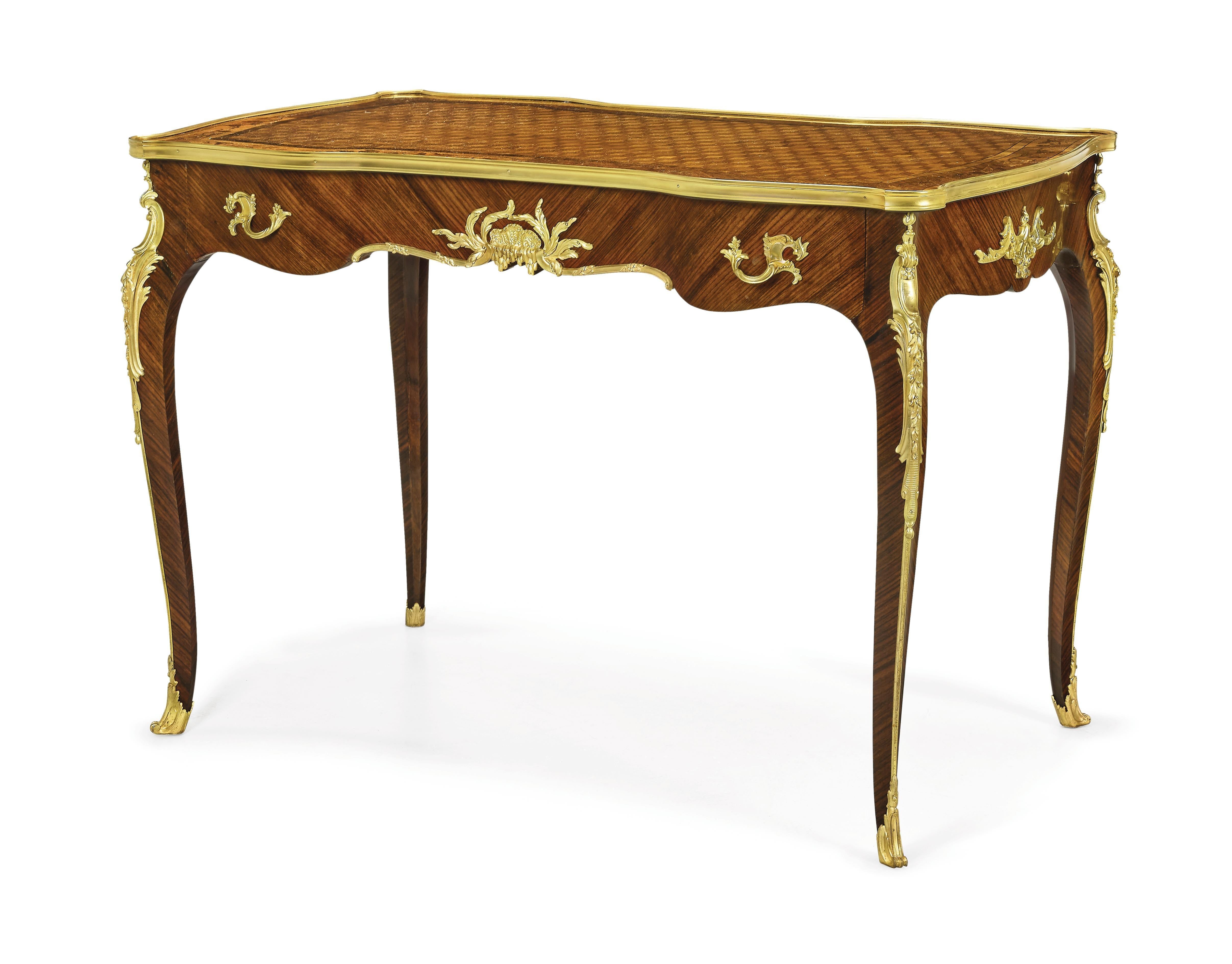 French Bureau Plat by Francois Linke For Sale