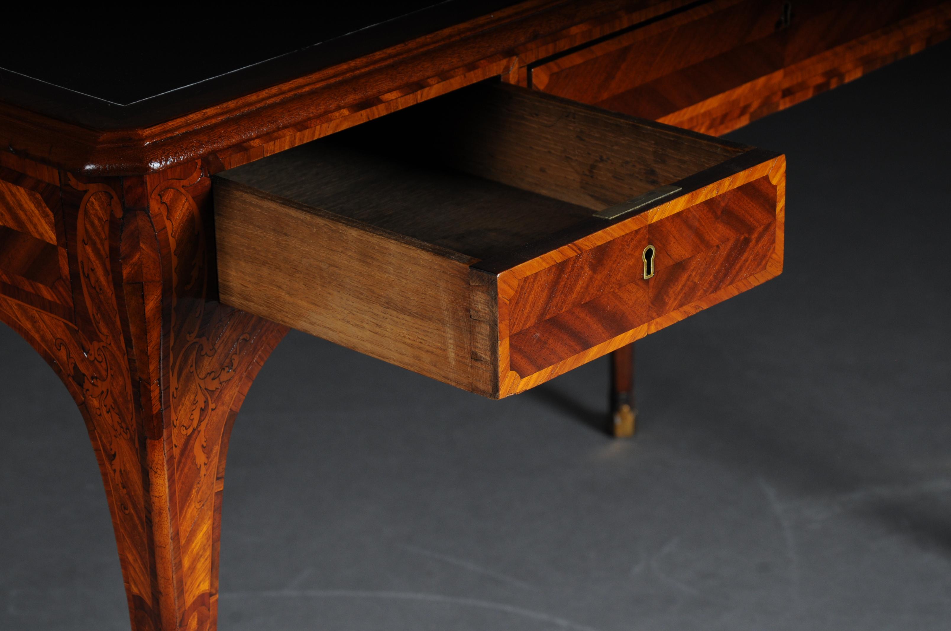 Bureau Plat, Desk wood Veneer, in 1840 4