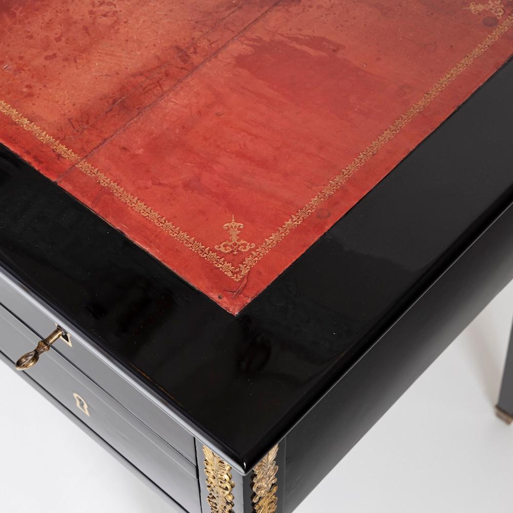 Bureau Plat, fine del XIX secolo in vendita 5