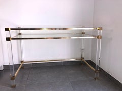 Bureau verre et altuglas Pierre Vandel