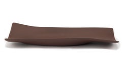 Burgandy Stoneware Handmade Original Centerpiece/Tray, Rina Menardi