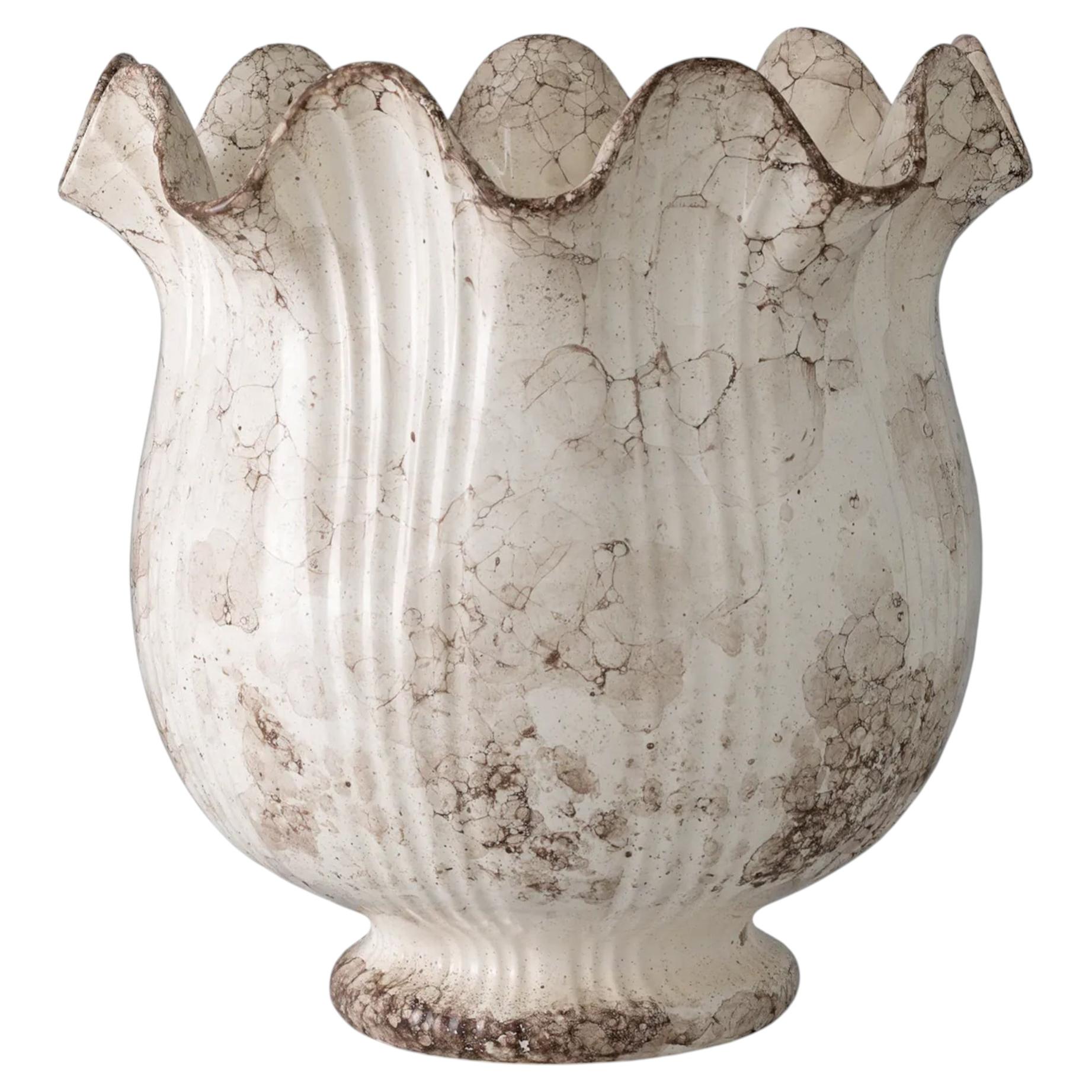 Vaso Burgeon White in vendita