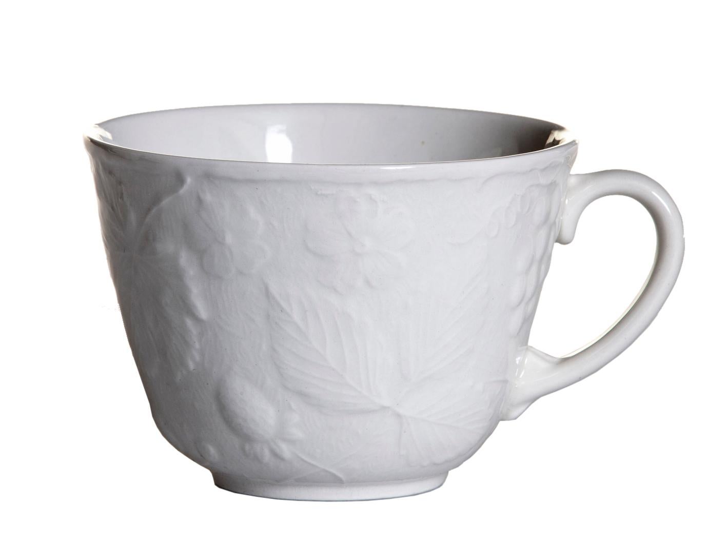 Autre Grandes tasses et soucoupes en pierre de fer anglaise Burgess & Leigh, lot de 9 en vente