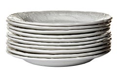 Burgess & Leigh Platos de Ensalada de Ironstone Inglés; Set 10