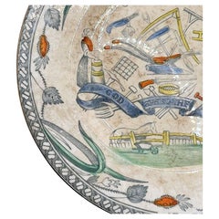 Burgess & Leigh Traditional English Farmers Arms Ceramic Bread Plates, Set of 3