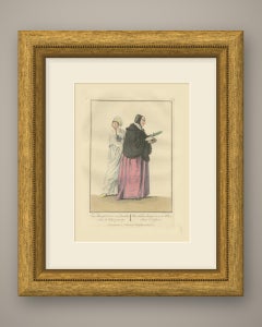 Burgher Woman and Daughter going to Church, Dutch Costume, 1811