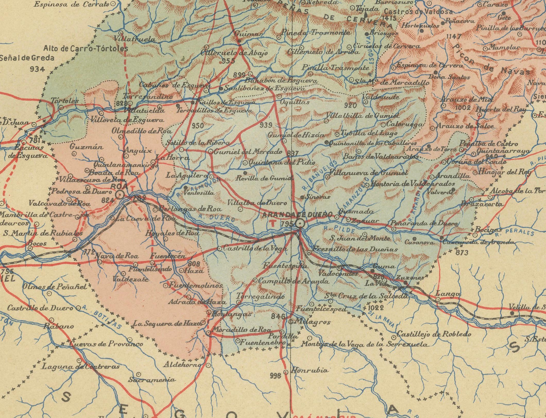 burgos spain map